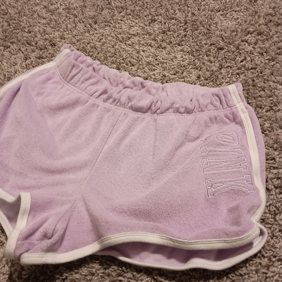 💗PINK Victoria's Secret Women's Lavender Shorts - Picture 2 of 4